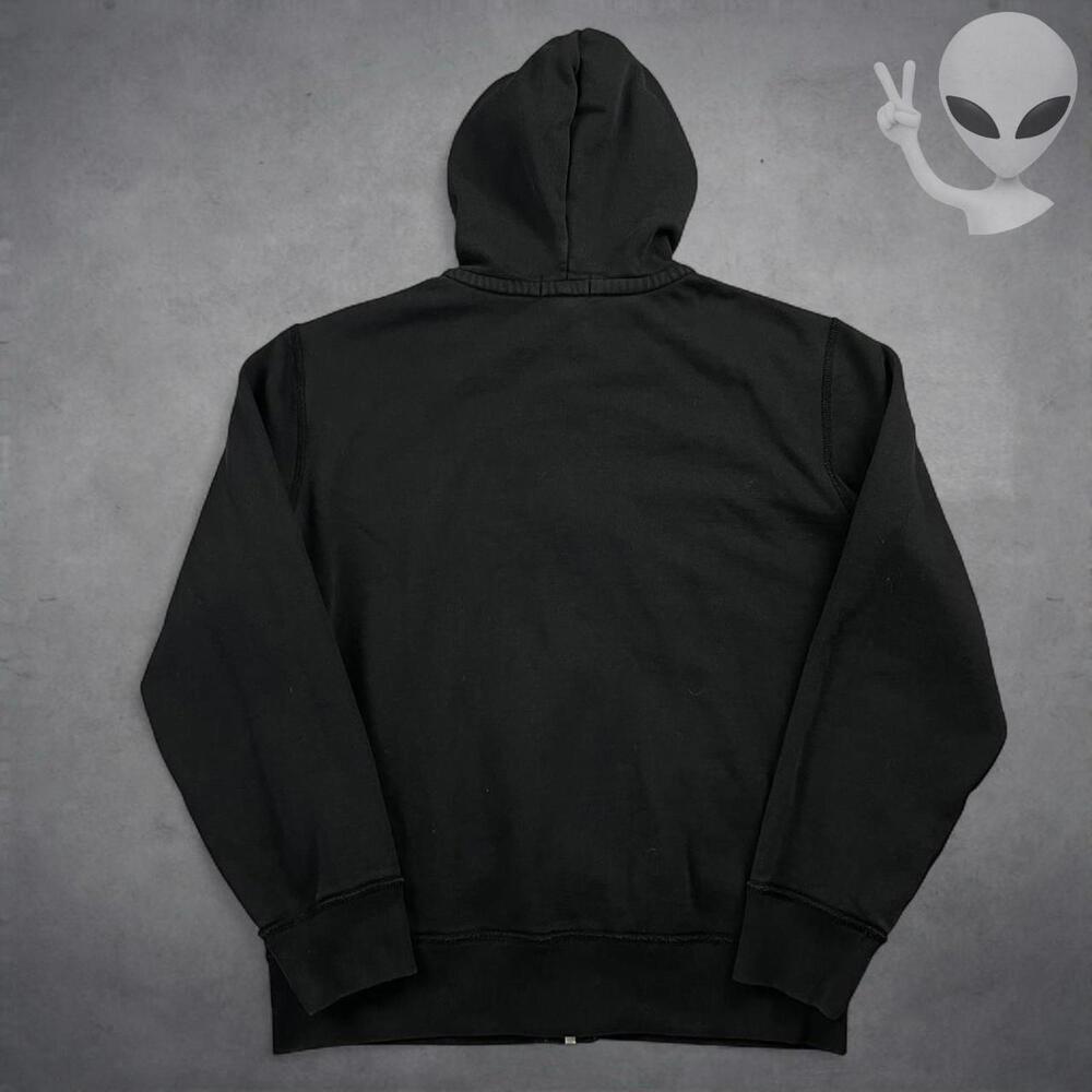 Polo Ralph Lauren Full Zip Hoodie Medium Black Jacket Vintage 90s - Picture 6 of 7
